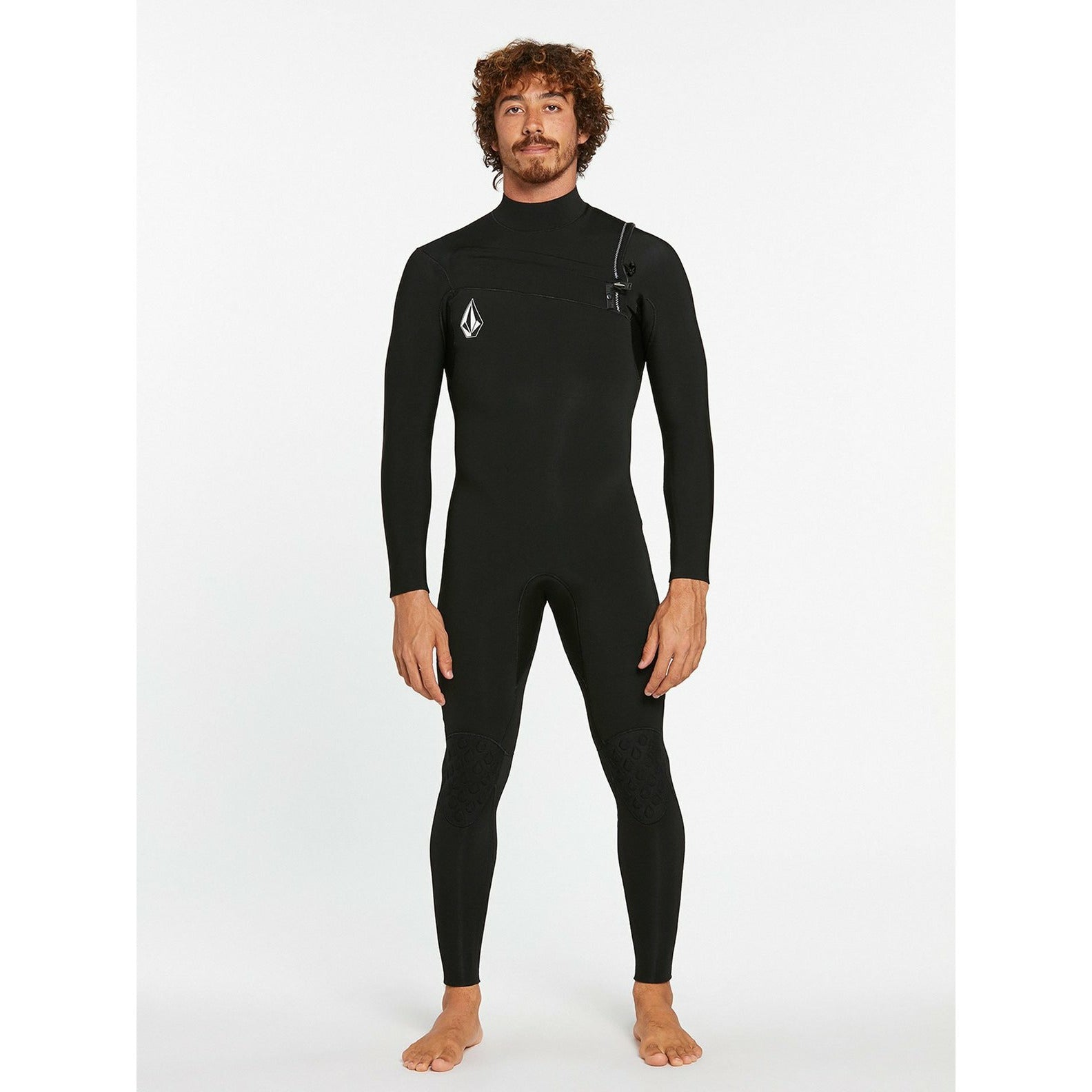 Volcom Modulator Chest Zip Full Wetsuit 3/2mm - Black