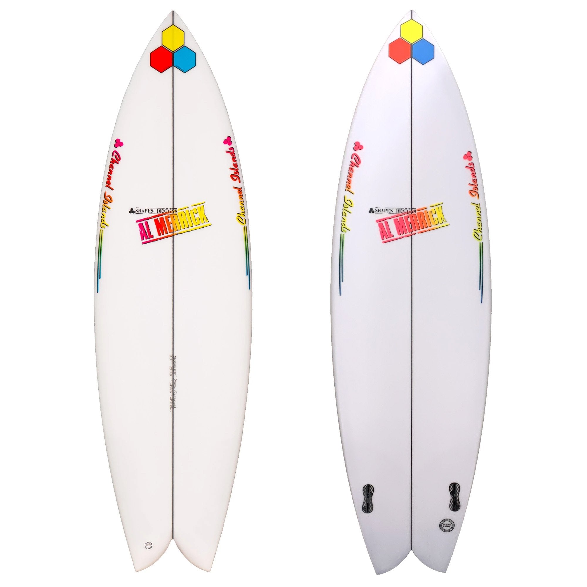 Channel Islands / Al Merrick 'FishBeard' Twin Fin Surfboard - 5'8