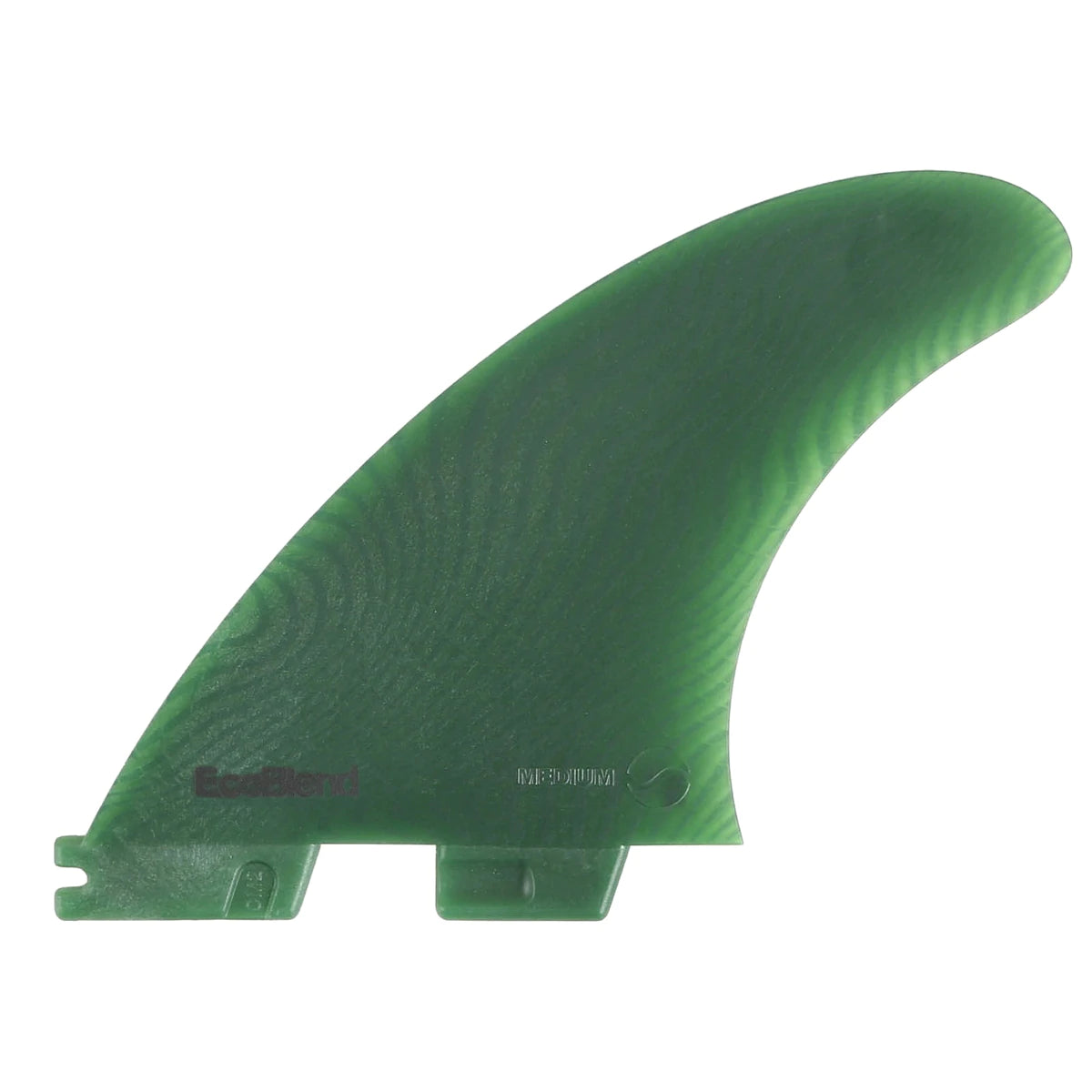 FCS II 'CARVER' Neo Glass ECO Surfboard Tri Fins - SAGE - Large