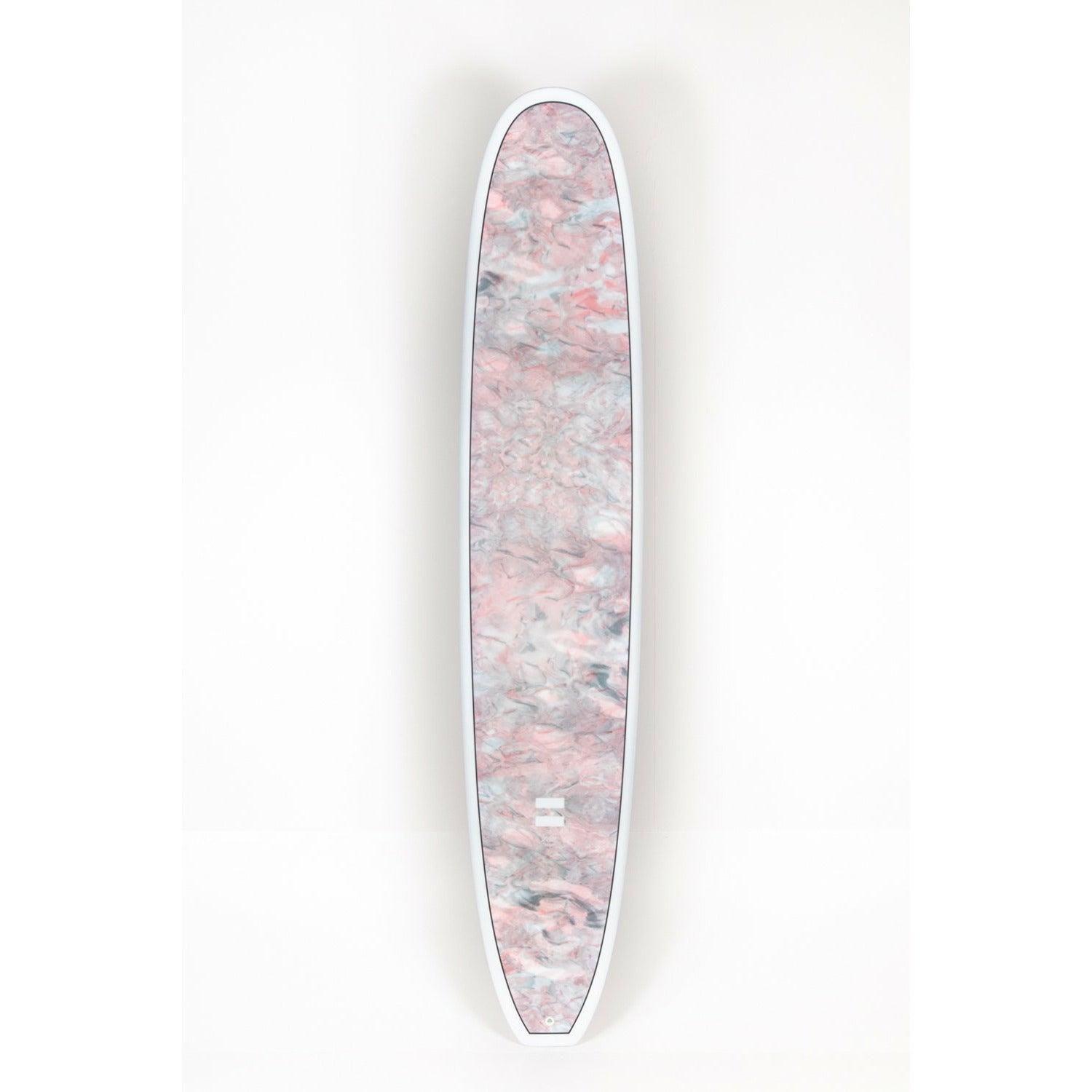 Indio 'Log Machine' Longboard by Pukas - Endurance Epoxy - Grey Swirl Effect - 9'6