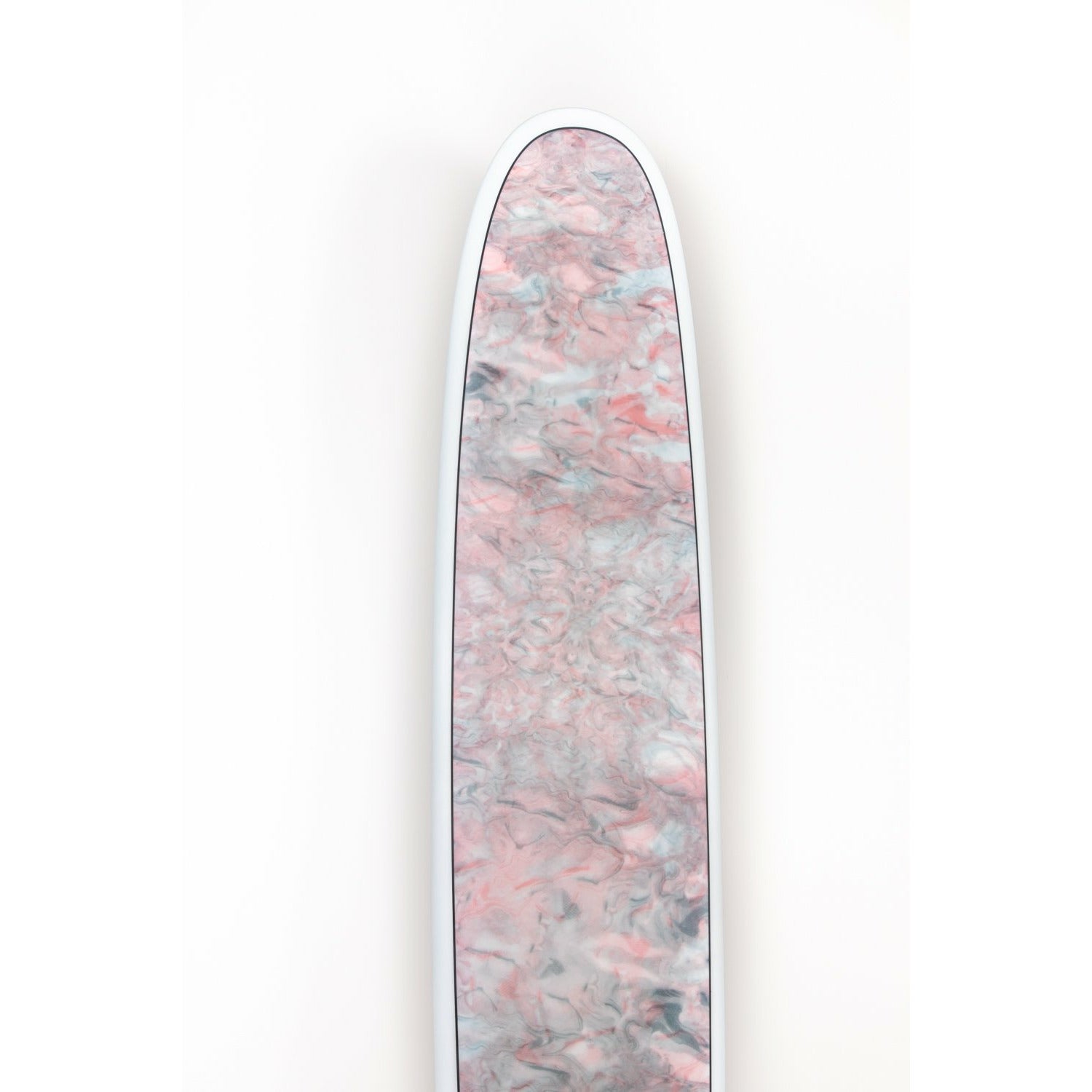 Indio 'Log Machine' Longboard by Pukas - Endurance Epoxy - Grey Swirl Effect - 9'6