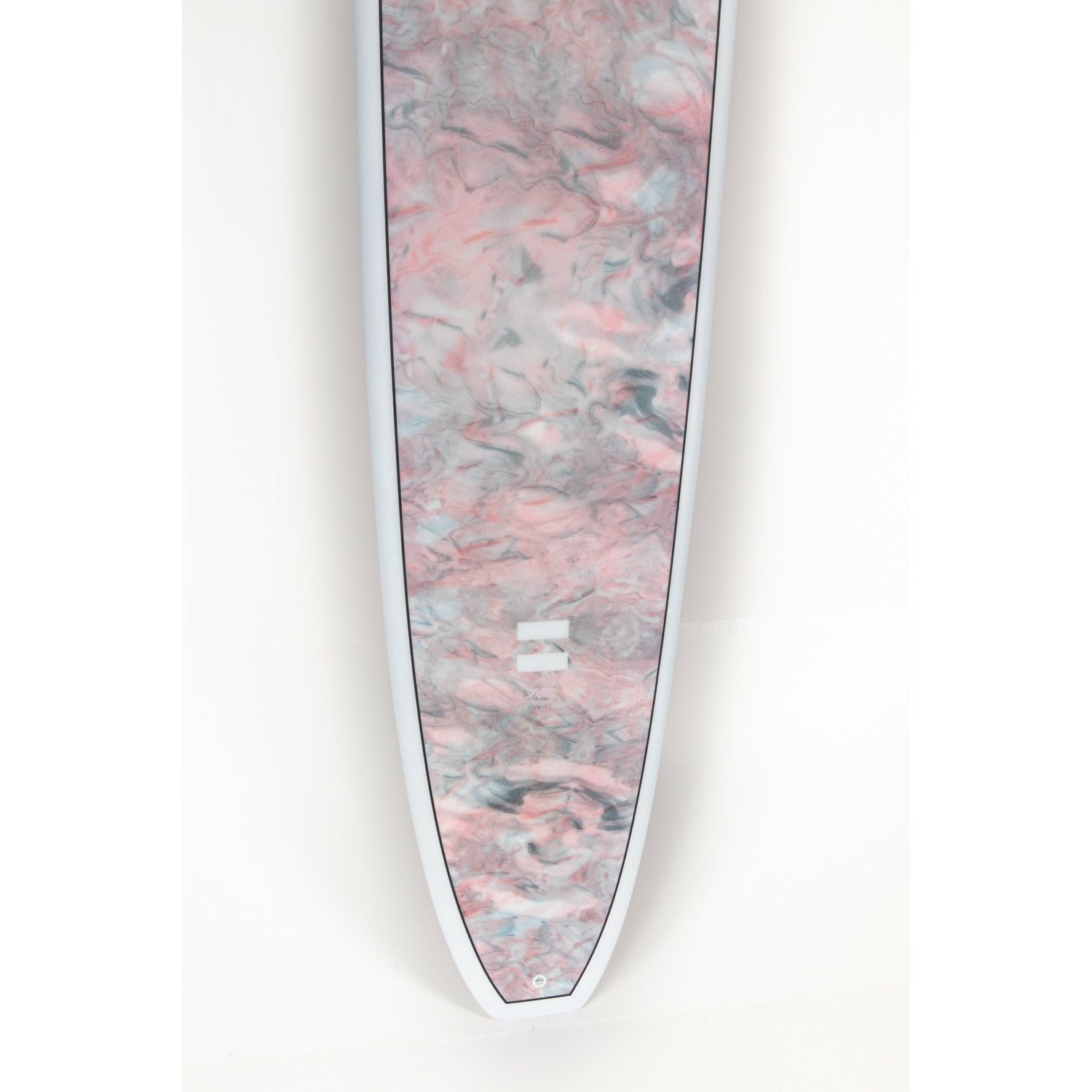 Indio 'Log Machine' Longboard by Pukas - Endurance Epoxy - Grey Swirl Effect - 9'6