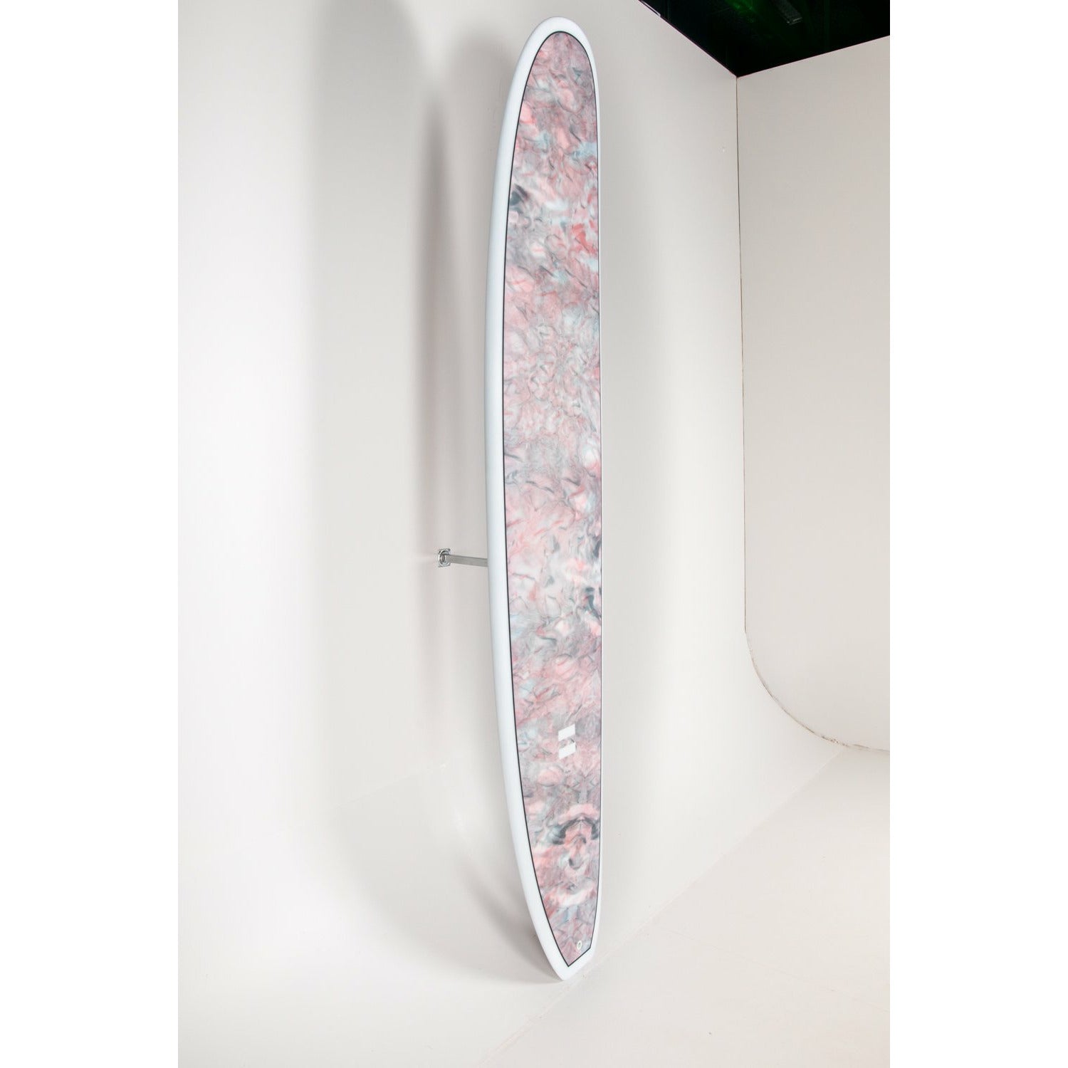 Indio 'Log Machine' Longboard by Pukas - Endurance Epoxy - Grey Swirl Effect - 9'0