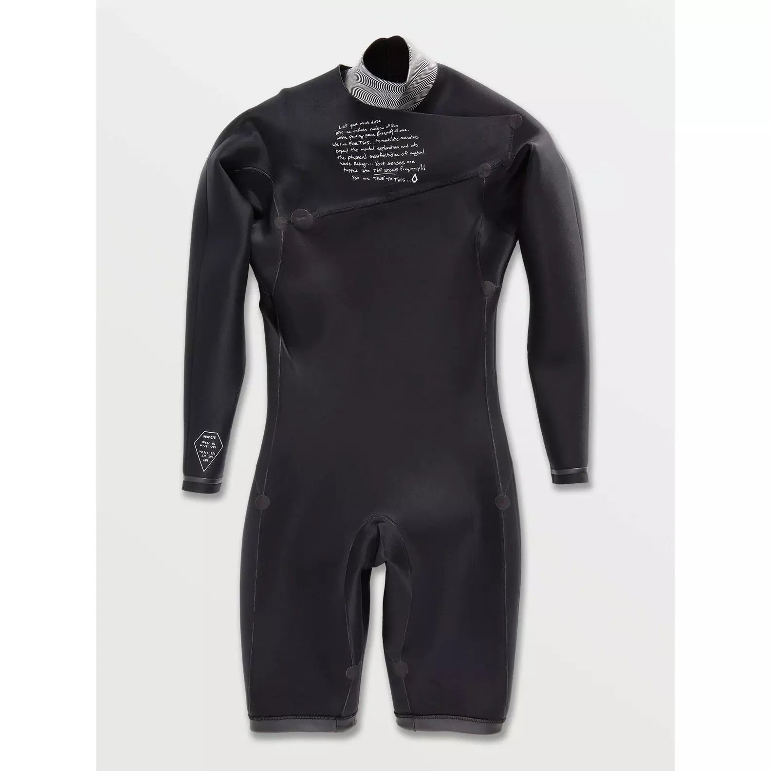 Volcom 'Modulator' Long Sleeve Chest Zip Spring Wetsuit 2/2mm