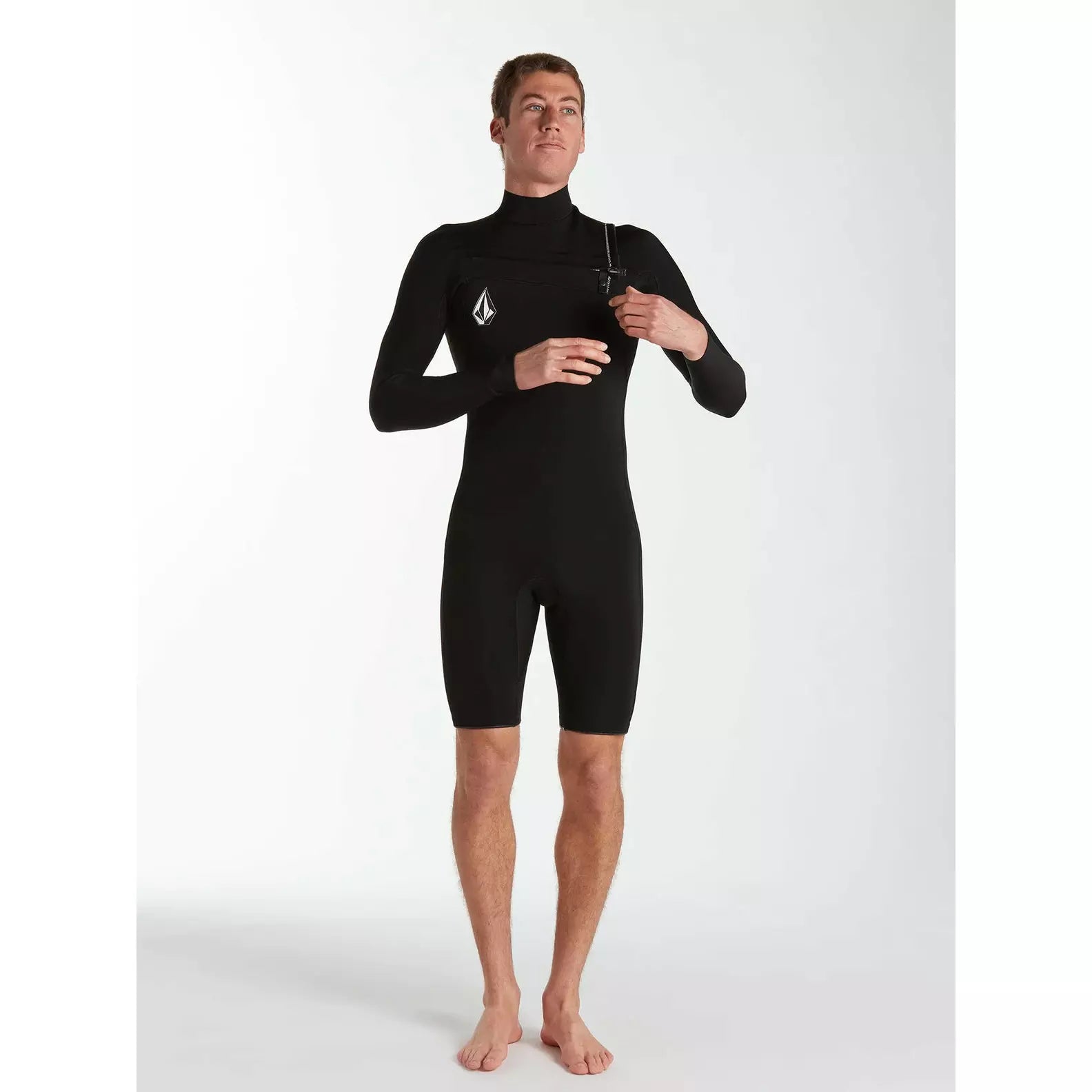 Volcom 'Modulator' Long Sleeve Chest Zip Spring Wetsuit 2/2mm