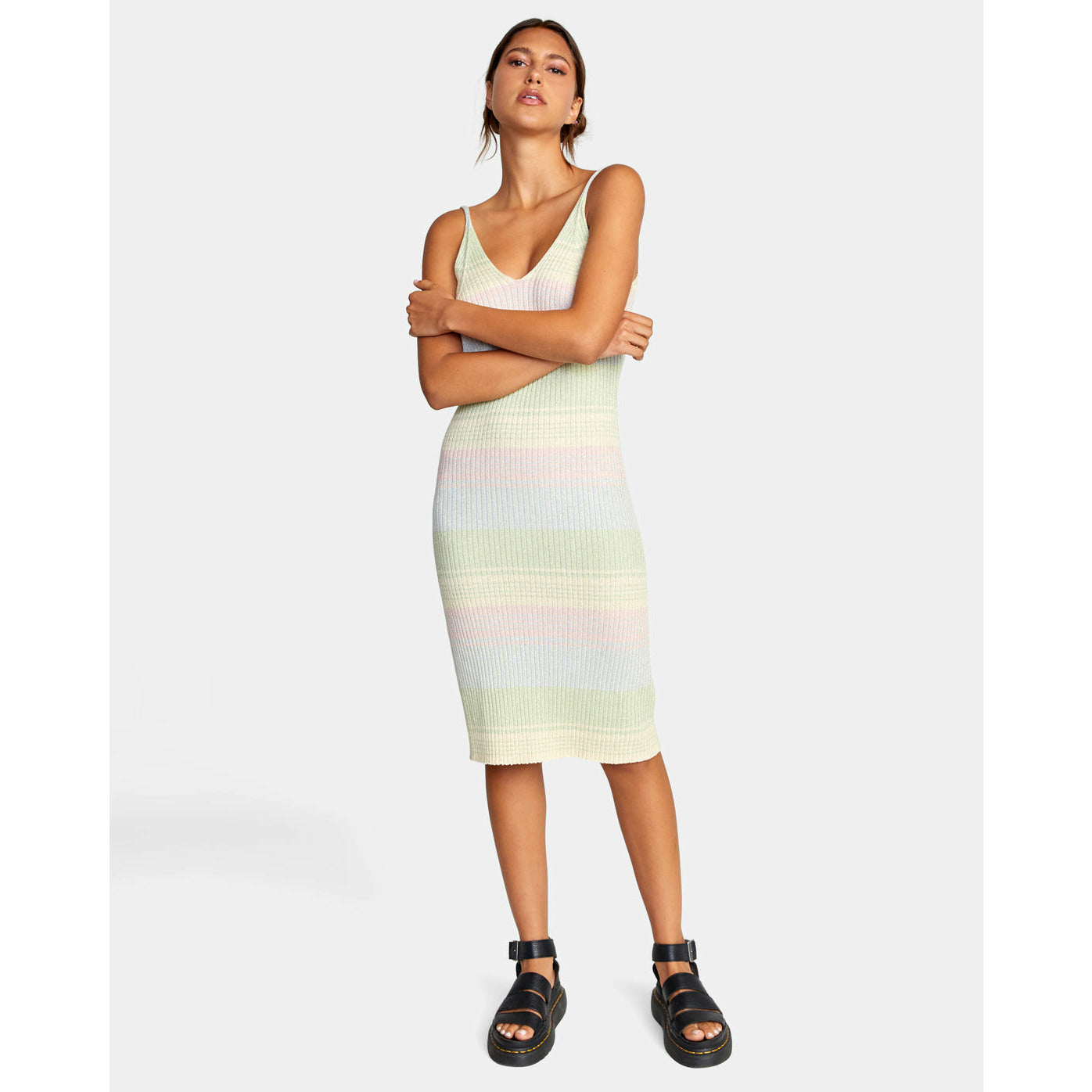 RVCA Wildfire Midi Dress - Multi