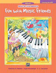 Music for Little Mozarts Coloring Book, Bk 1: Fun with Music Friends - Graves Piano Co.