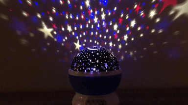 Rotating Star Projector LED Night Light – Emmeistar