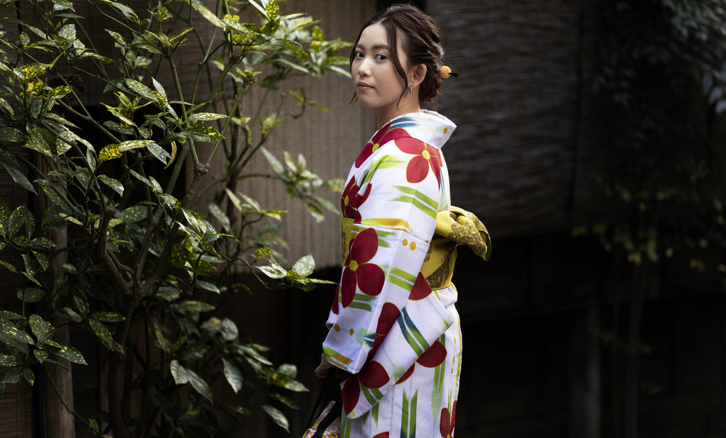 kimono séduisant femme