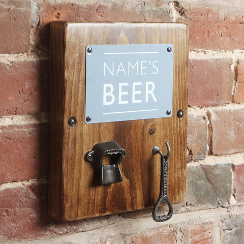 personalised bottle opener set