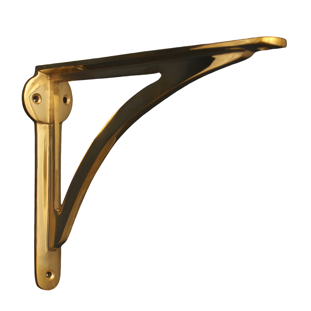 polished brass ironbridge bracket