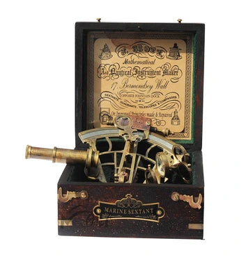 11-nautical-gifts-brass-sextant