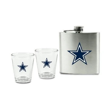 14-cowboys-gifts-steel-flask-set