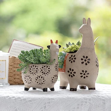15-Ruby-anniversary-gifts-for-plant-lovers-Ceramic-Animal-Succulent-Planter-Pots