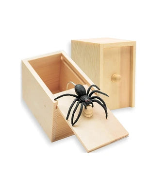 Spider Prank Box Gag Gifts for Adults, Funny White Elephant Gifts for Adults  Men