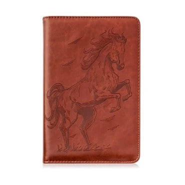15-horse-gifts-for-women-faux-leather-journal