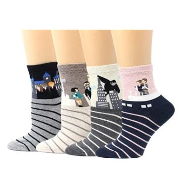 25-movie-night-gift-basket-novelty-crew-socks