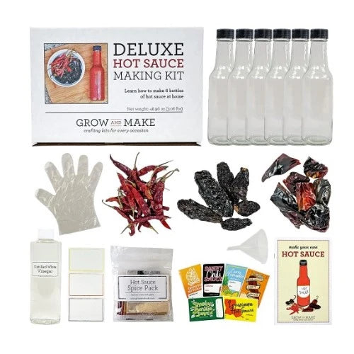 Deluxe Hot Sauce Making Kit - Grow and Make - Grow and Make