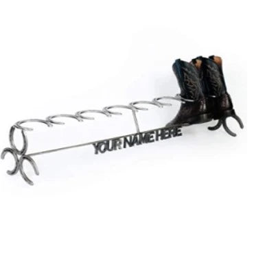 28-horse-gifts-for-women-horseshoe-boot-rack