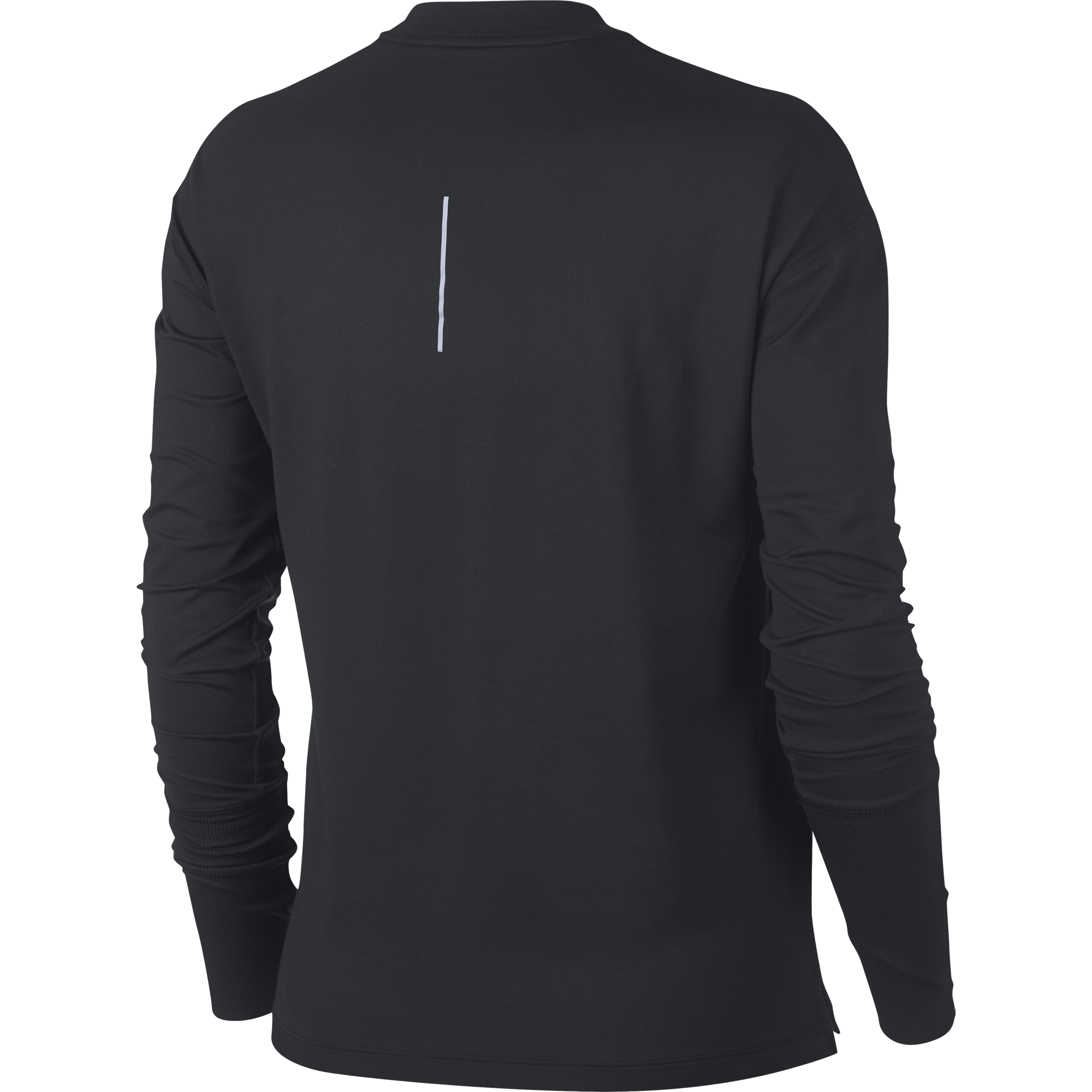 nike long sleeve running top grey