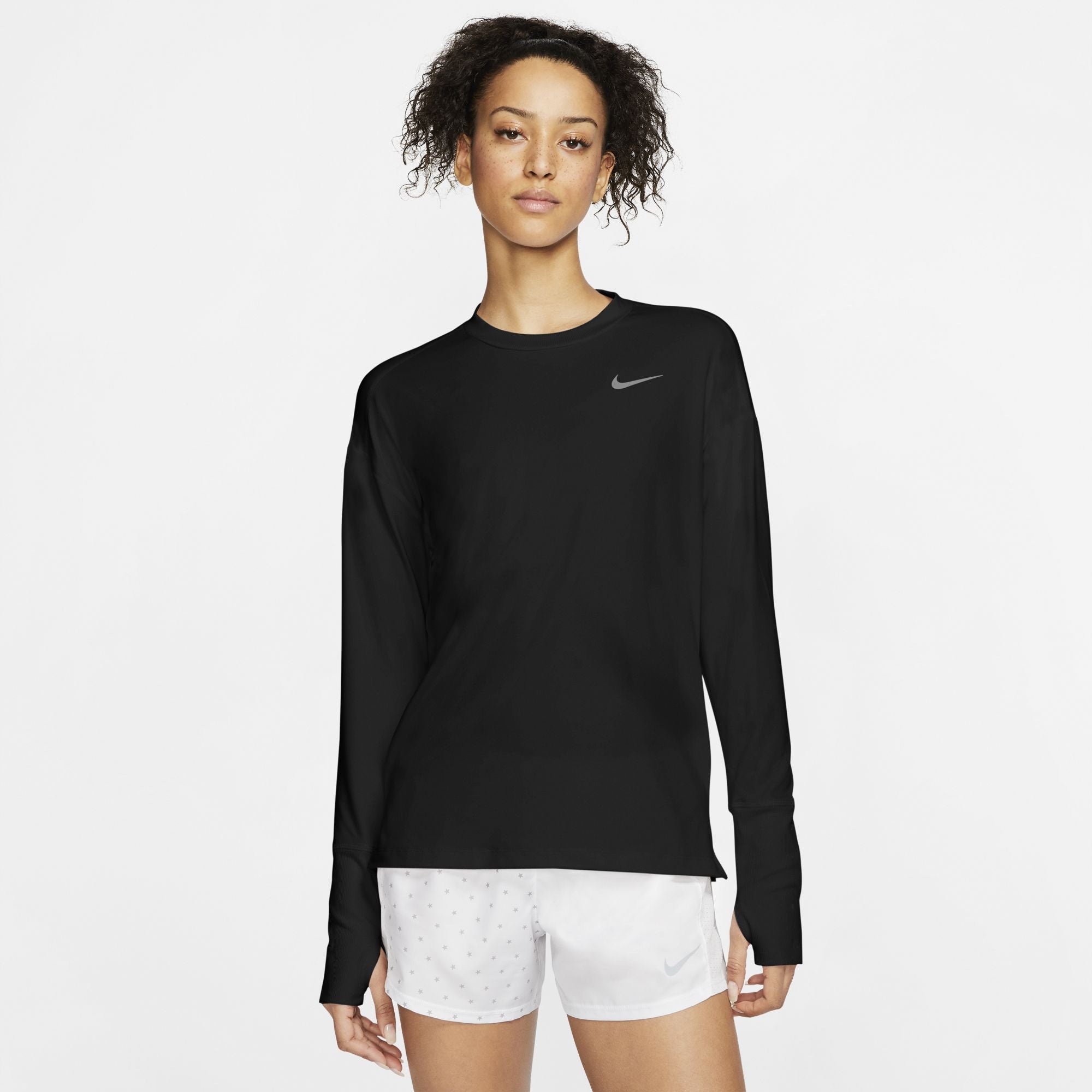 nike long sleeve womens running top