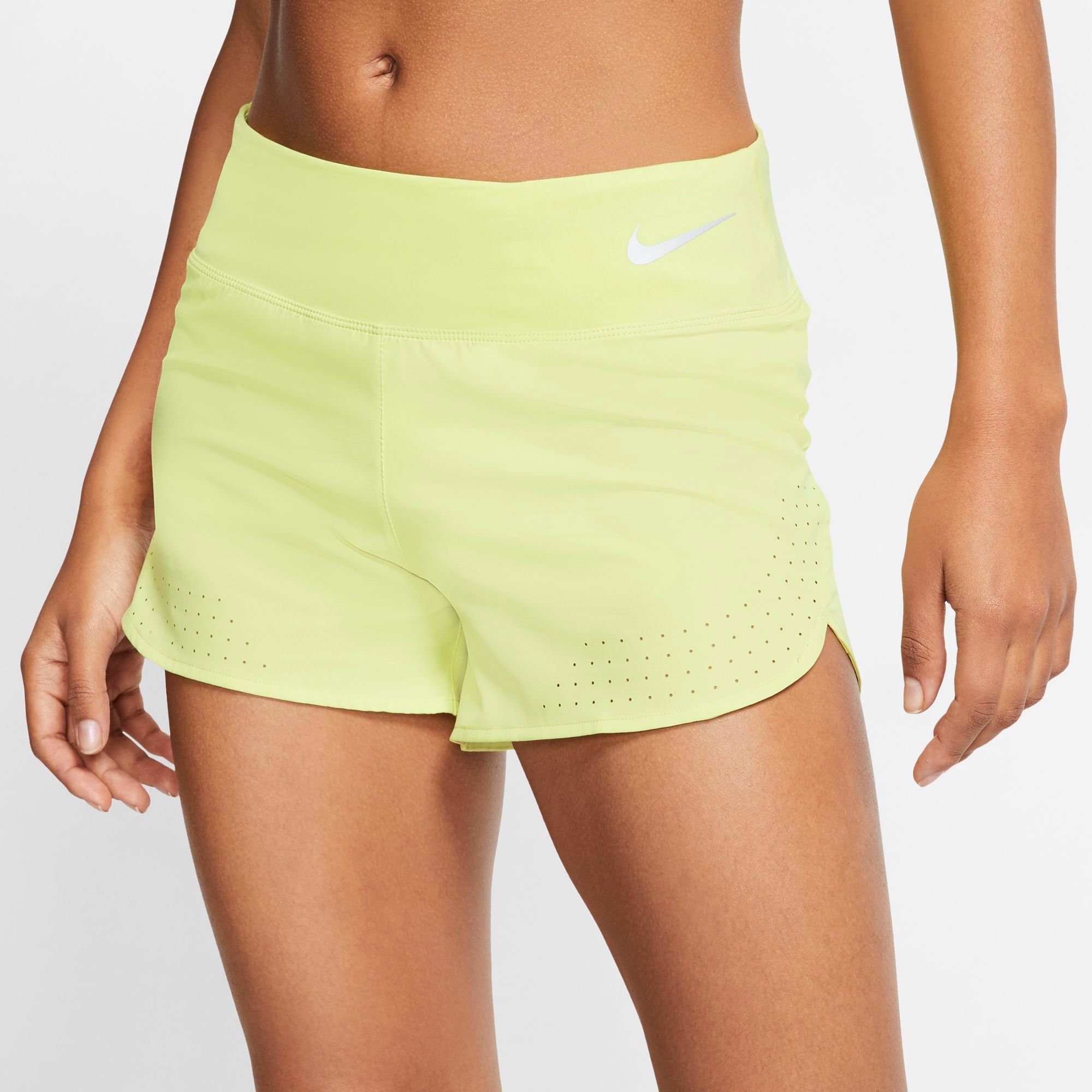 nike yellow shorts womens