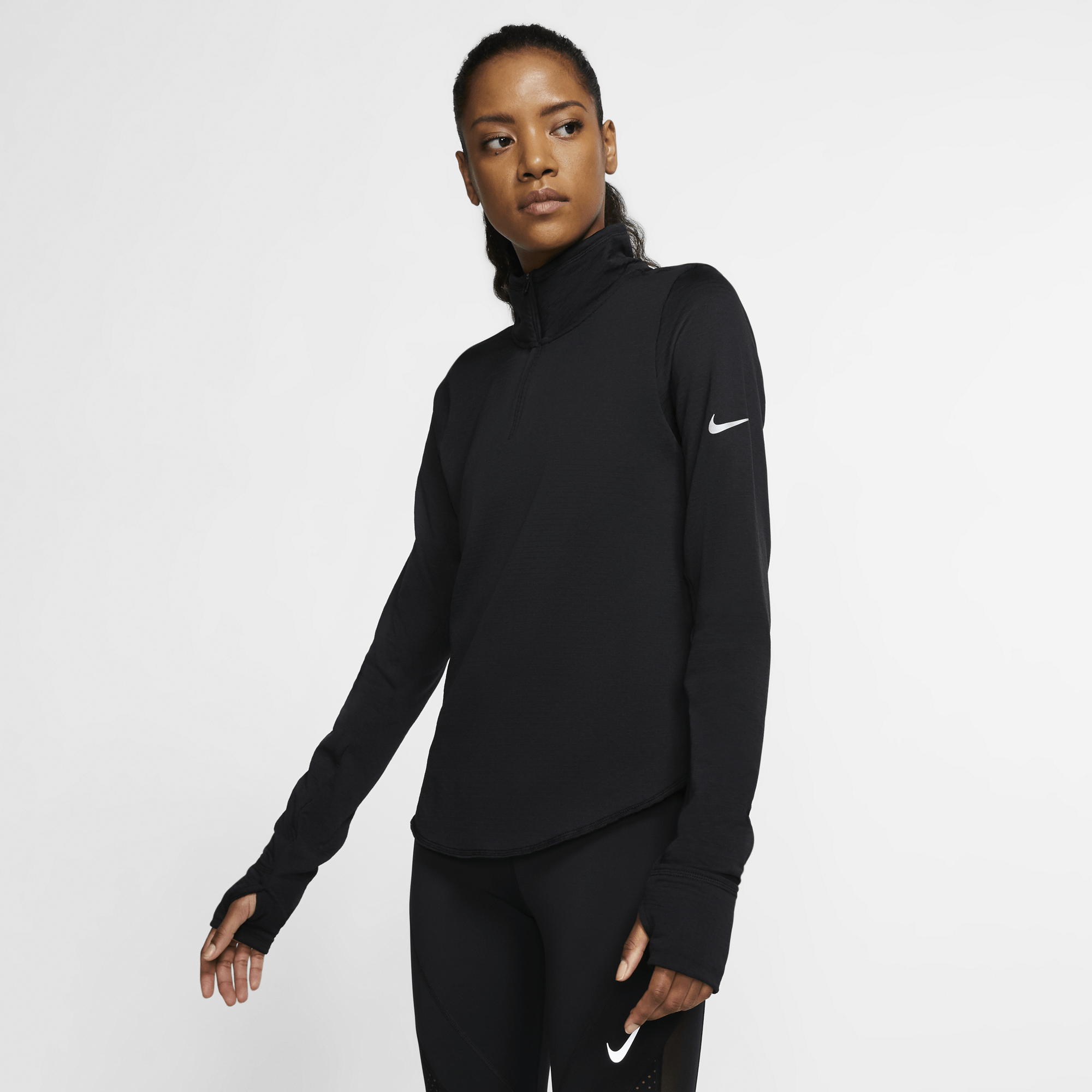 nike therma sphere element half zip women's