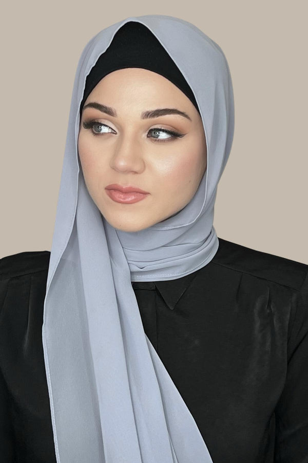 Luxury Chiffon Hijab-Light Taupe