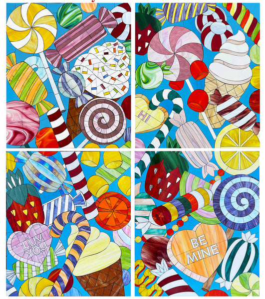 Candy Store Fun (4) Murals – Allison Eden Studios