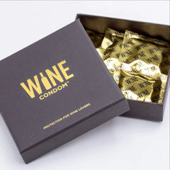 A box of Wine Condoms