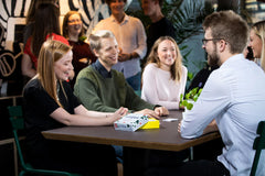 A group of people playing The Hygge Game