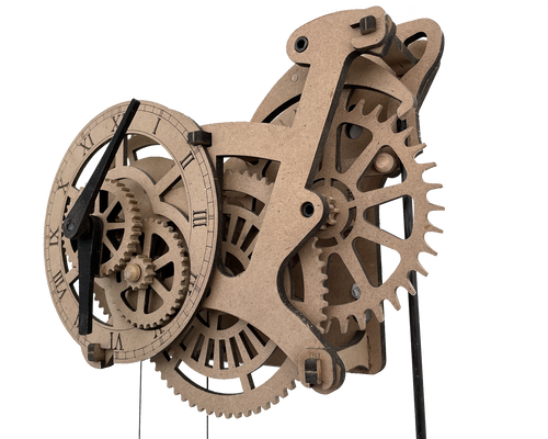 Mechanical Gear Clock - Metal - ApolloBox