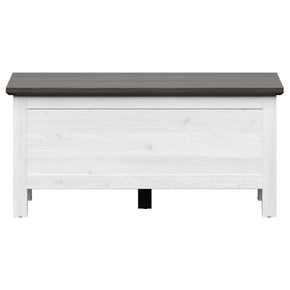 Bancheta HESEN, PAL, pin deschis/pin larico, 100x39x47 cm