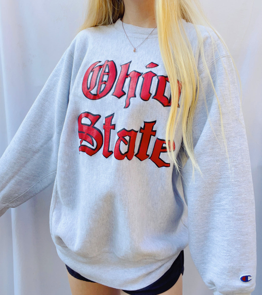 M) Vintage Ohio State Champion Sweatshirt (see –