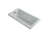 KOHLER K-865-H2-95 Tea-for-Two 72" x 36" drop-in whirlpool with reversible drain and heater without trim