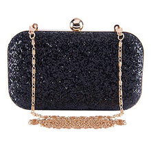 Load image into Gallery viewer, Black Sequin Embellished Clutch
