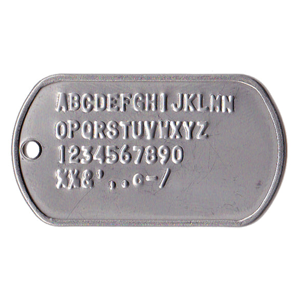 what to put on dog tags military