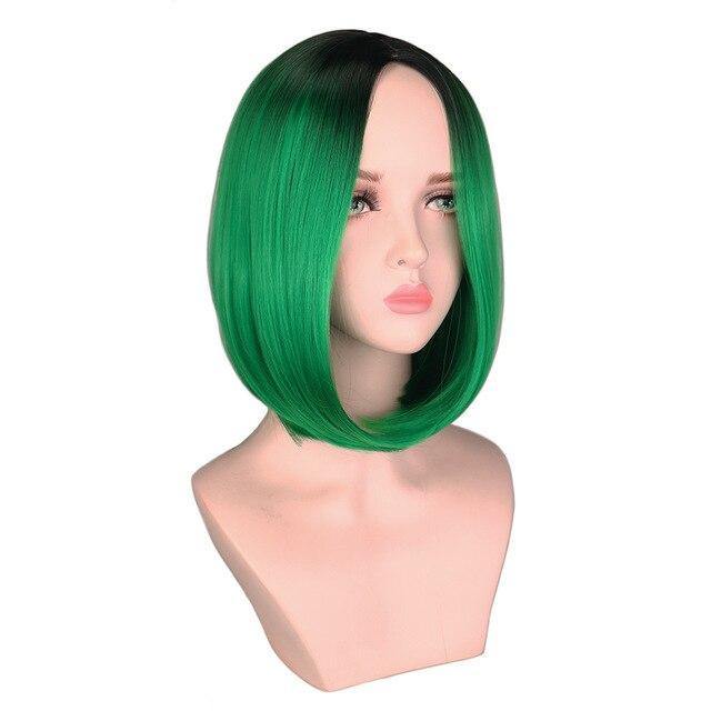 Perruque<br> Cheveux Vert