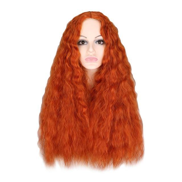 Perruque<br> Longue Rousse Femme