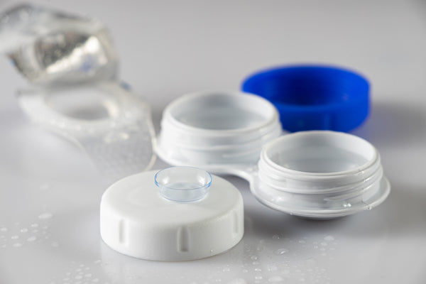 Contact lenses in their box 