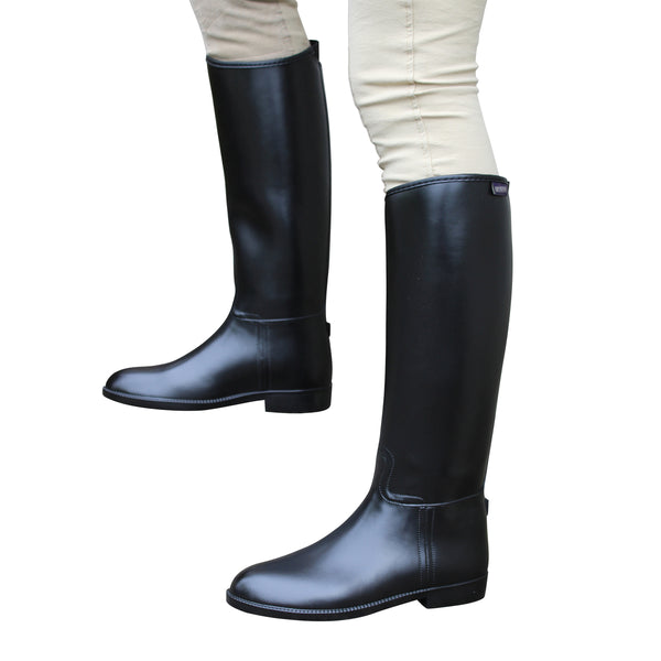 Men's leather shop riding boots