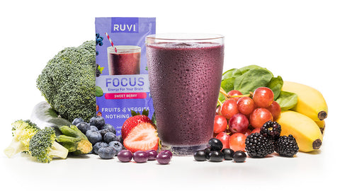 Ruvi Focus healthy fruit and veggies smoothies