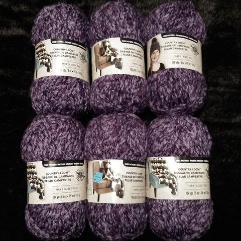 New Purple Yarn Project Image.