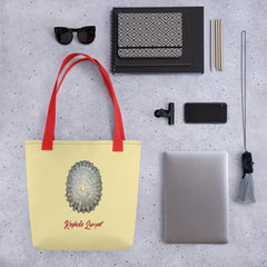 Keyhole Limpet Shell White | Tote Bag | Small | Sunshine image.