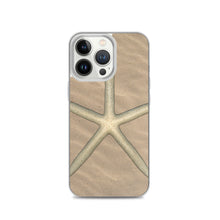 Load image into Gallery viewer, Finger Starfish Shell Top | iPhone Case | Sand Background
