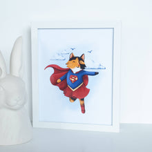 Load image into Gallery viewer, Super Hero Kitty Wall Prints
