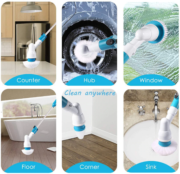  Lysymo Electric Spin Scrubber, Cordless Bathroom Power