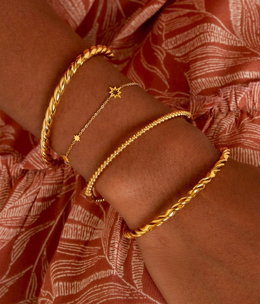 Twisted bracelet - Gold