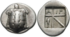greek aegean silver coin 