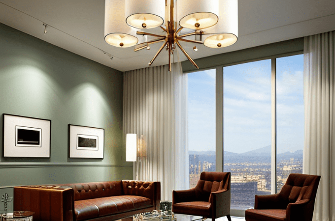 Living Room Crystal Chandelier